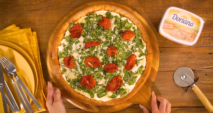 pizza de rucula